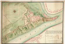 Plan der bastionären Befestigungsanlagen Plan der bastionären Befestigungsanlagen der Veste Oberhaus, Joseph Haas, 1722, Federzeichnung, aquarelliert, München, Bayerisches Hauptstaatsarchiv