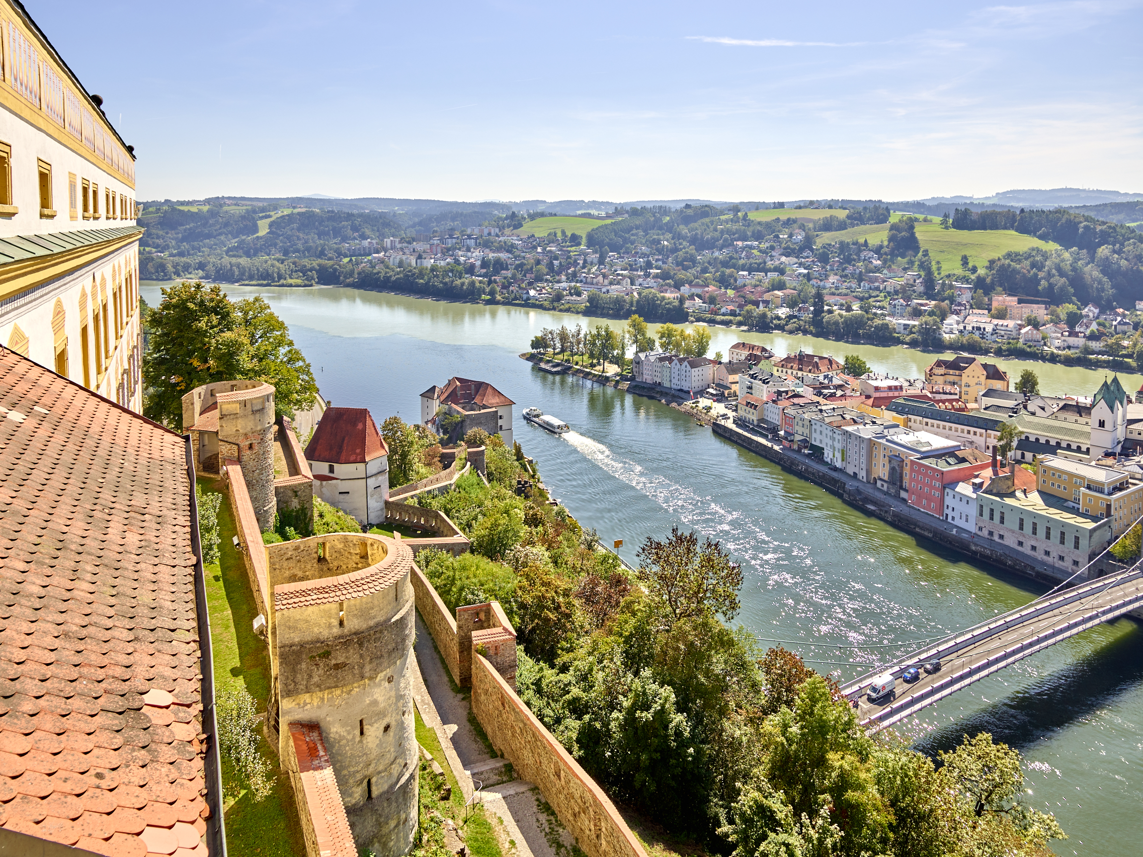 Aussicht Altstadt Dreiflüsse ©Pedagrafie2018